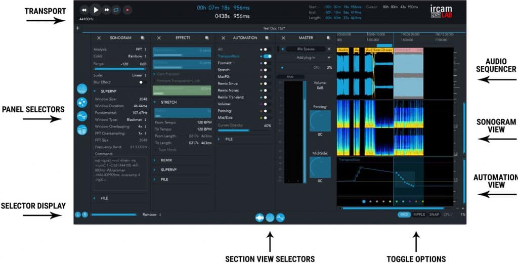 82% off IrcamLAB's “TS2” Robust Audio Toolbox! 6 TS2 Ircam Lab GUI Explainer 1024x520 1