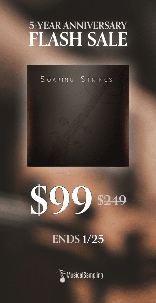 Soaring Strings – 5-Year Anniversary Sale