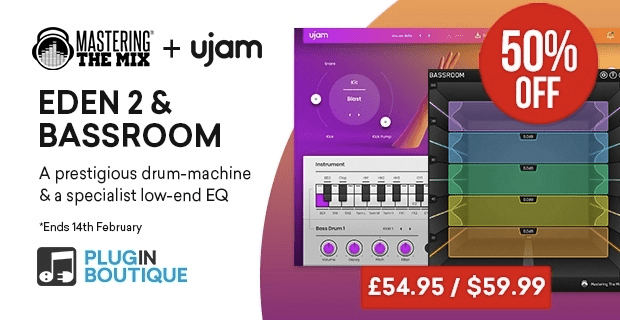UJAM EDEN 2 & Mastering the Mix BASSROOM Bundle Sale 3 image 31
