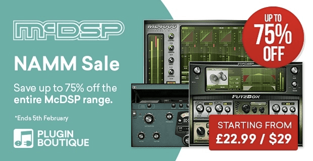 McDSP NAMM Sale