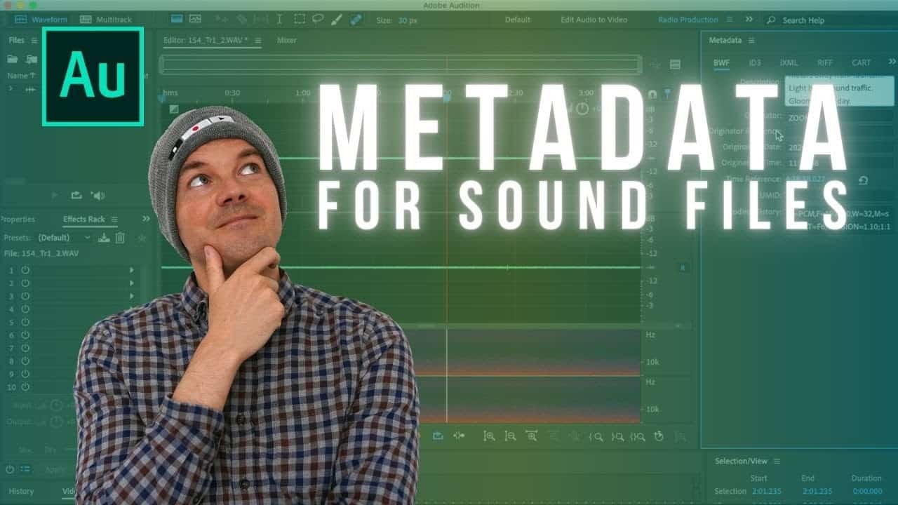Metadata for Sound Files – Universal Category System (UCS) and Adobe Audition