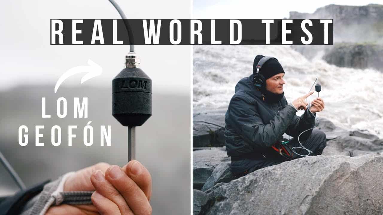 Lom Geofón – Real World Test in Iceland