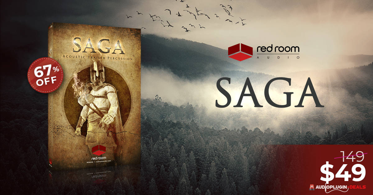 67% OFF SAGA – Acoustic Trailer Percussion by Red Room Audio