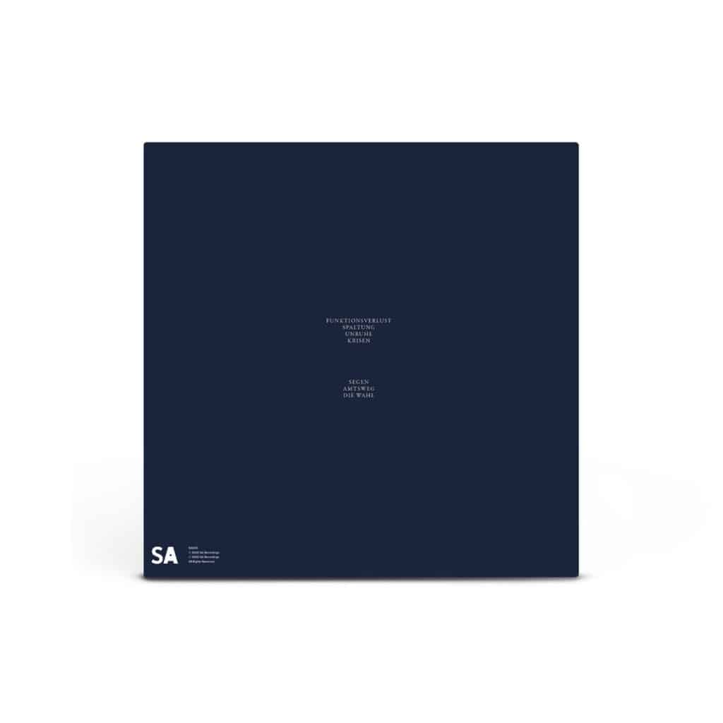Limited Edition 12" Vinyl of Landfill Totems by Hainbach 5 Limited Edition 1222 Vinyl of Landfill Totems by Hainbach back