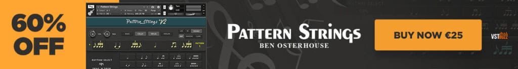 60% off "Pattern Strings" by Ben Osterhouse 6 Pattern Strings 1200x160