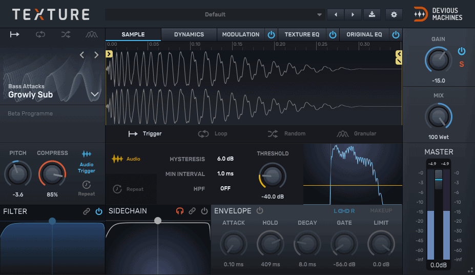 Percussive Layers SoundSet for Texture by Devious Machines PercussiveLayersScreenshot