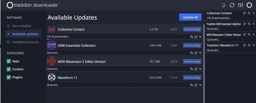 Waveform Pro 11.5 Now Available 3 Waveform Pro 11.5 using the update tool