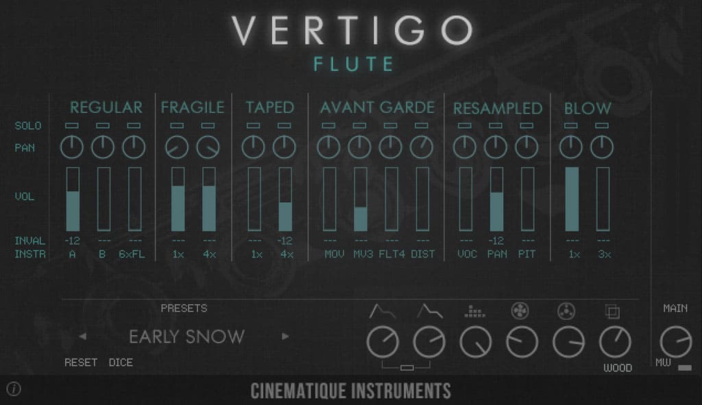 Cinematique Instruments' Vertigo Flute - AIRY TEXTURES 3 gui vertigoflute