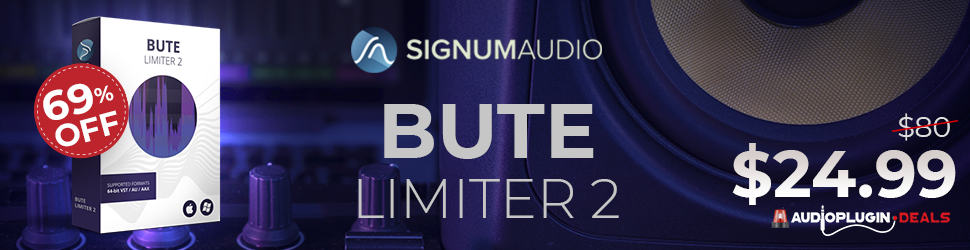 69 OFF BUTE Limiter 2 VSTAUAAX by Signum Audio 970x250 1