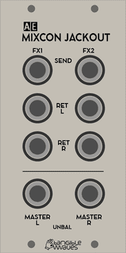 MIXCONSOLE JACKOUT for the AE MIXCONSOLE 3 MIXCONSOLE JACKOUT for the AE MIXCONSOLE mixcon jackout