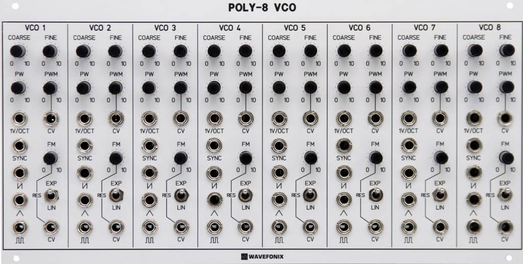 Poly-8 Voltage-Controlled Oscillator (VCO) 3 Poly 8 Voltage Controlled Oscillator VCO