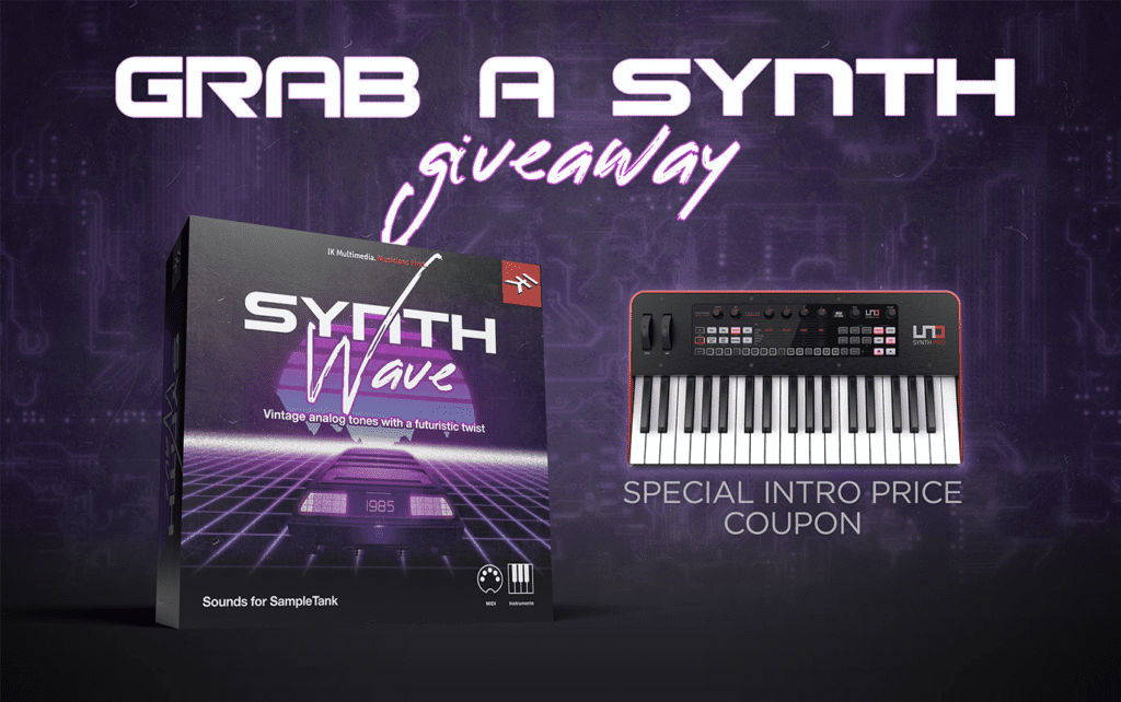 IK Multimedia is giving away Hitmaker - Synthwave for SampleTank 3 image 1