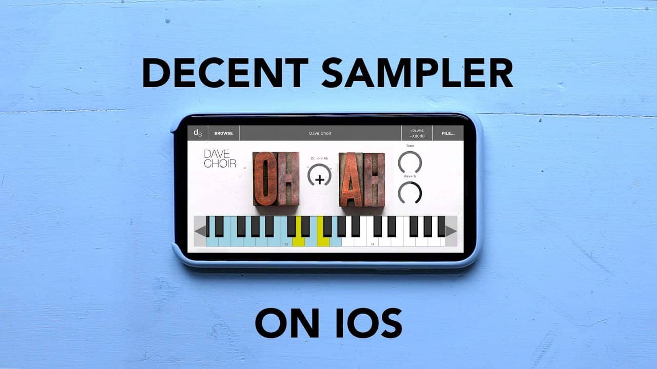 How to use Decent Sampler on iOS