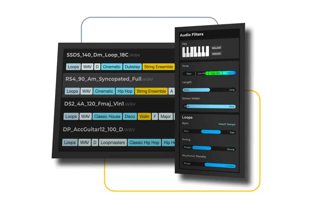 Loopcloud 6 Introduces AI Search Technology 63 Loopcloud 6 Search Using Audio Filters