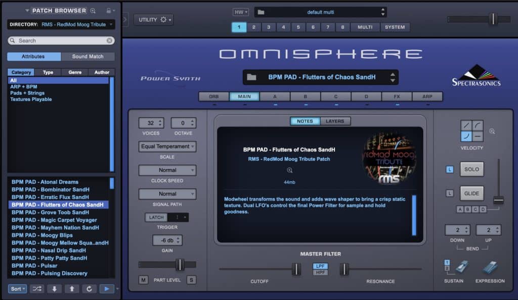 Rocky Mountain Sounds – RedMod Moog Tribute for Omnisphere 2