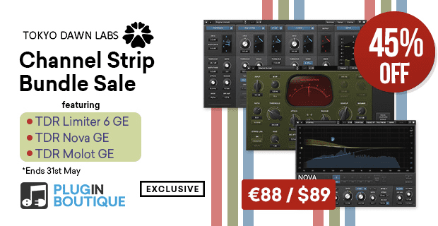 Tokyo Dawn Labs TDR Channel Strip Bundle Sale
