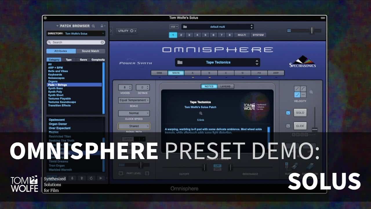 Omnisphere 2: Solus Preset Walkthrough (Lo-Fi Ambient Synths)