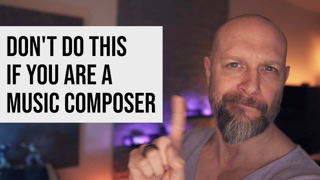 If you are a music composer don’t do this!