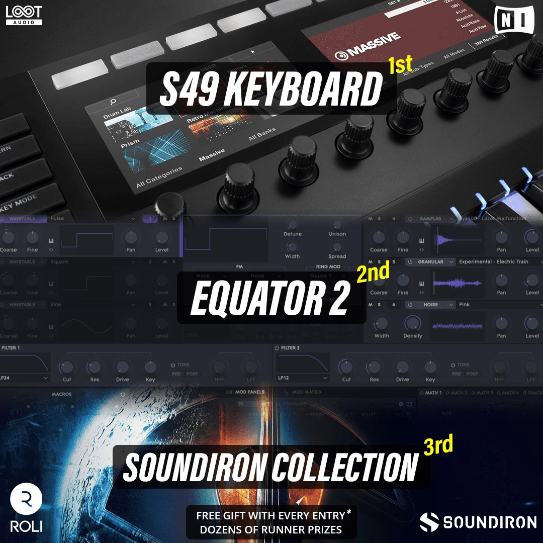 Loot Audio Awards £20,000 of Prizes in a Competition for Music Producers 56 Competition Social Banner