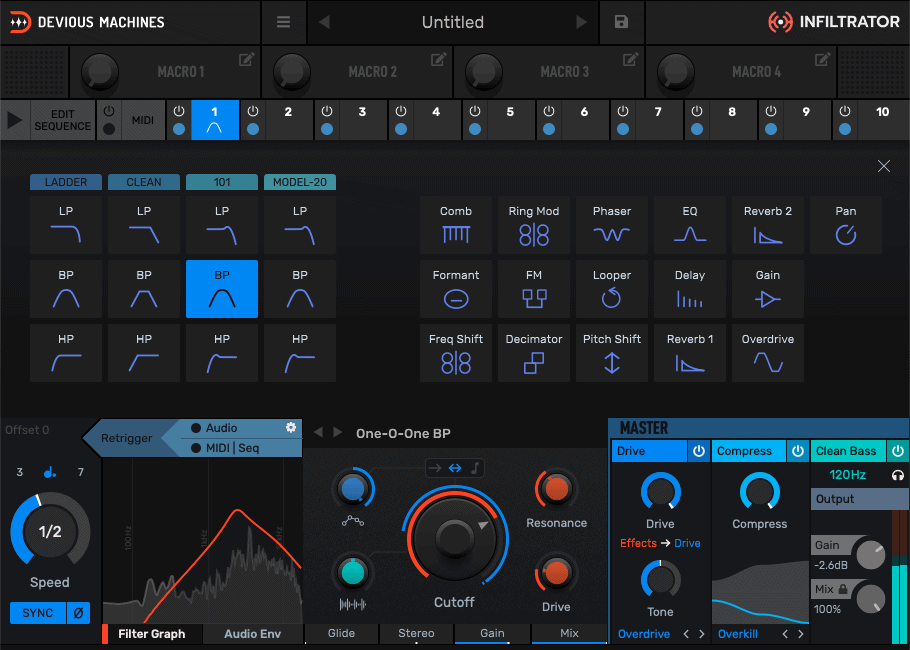 INFILTRATOR – The Multi-Effect, Evolved 3 Infiltrator FX