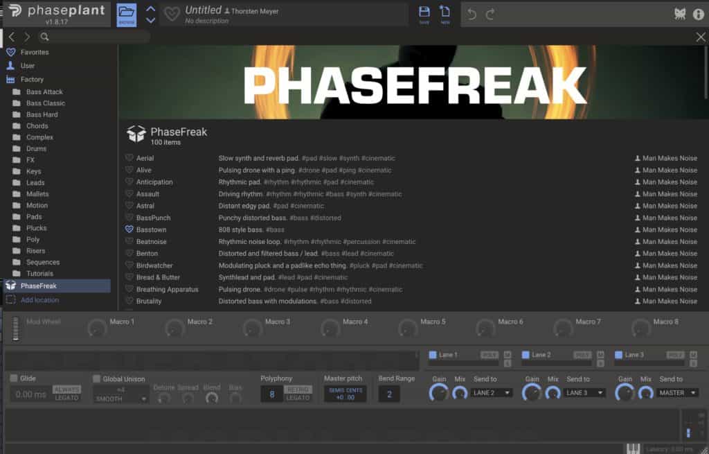 PHASEFREAK Soundset for Phase Plant - Meet the Freak 4 Phase Plant Preset