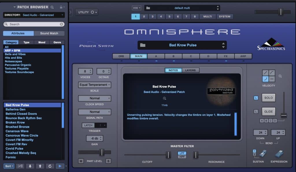 Seed Audio – Galvanized a Soundset for Omnisphere 2 3 Seed Audio – Galvanized a Soundset for Omnisphere 2