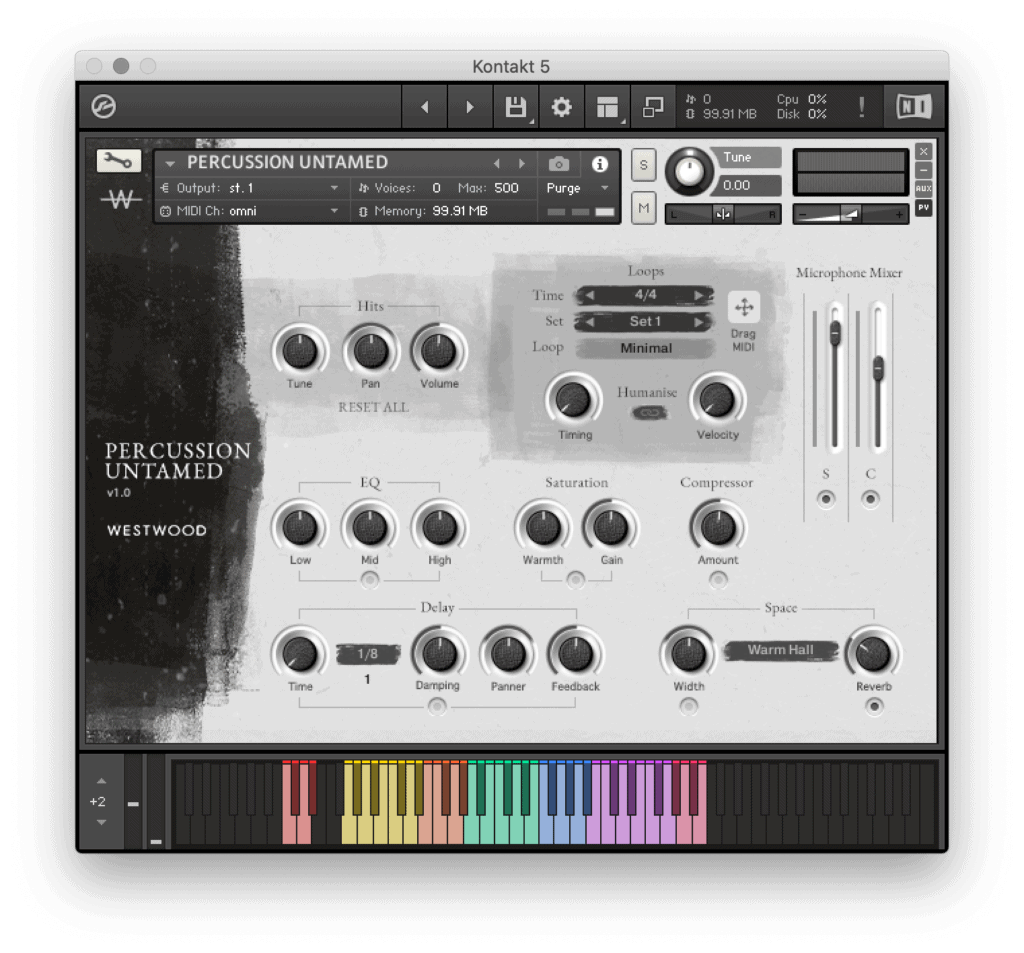 WESTWOOD Releases Percussion Untamed 5 WESTWOOD Percussion Untamed UI