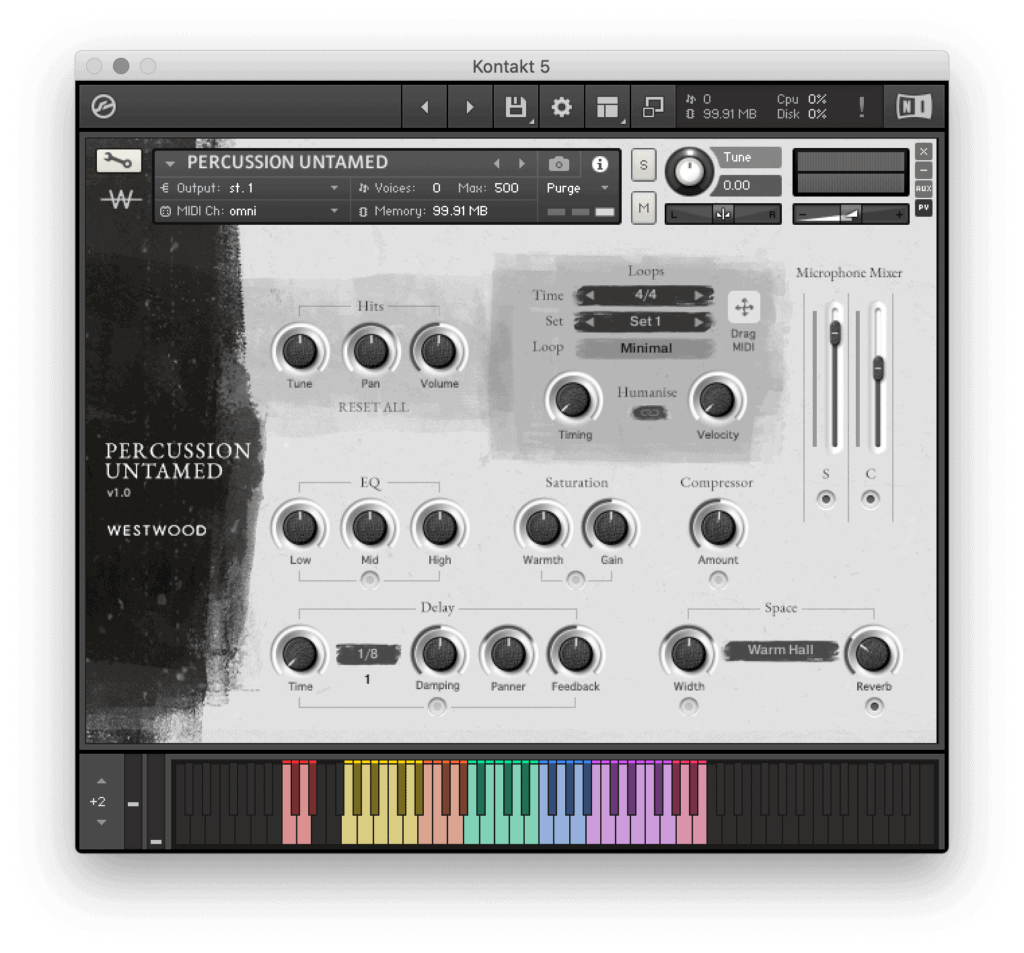 WESTWOOD Percussion Untamed UI