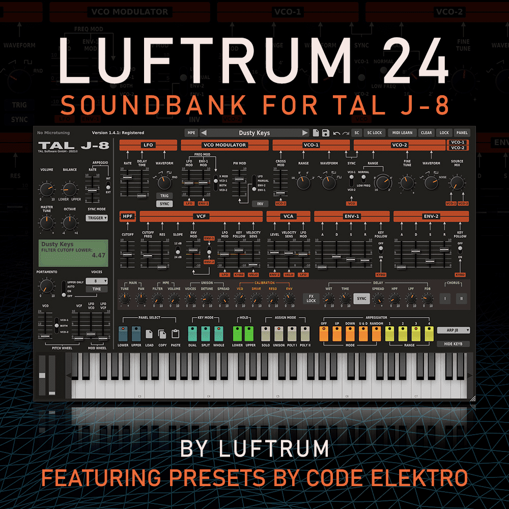 Luftrum 24 a Soundset for TAL J-8