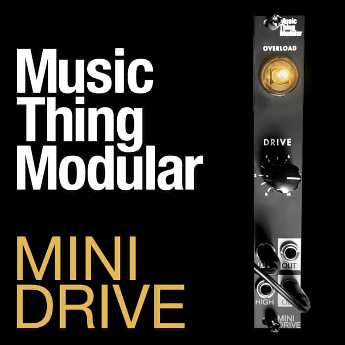 Music Thing Modular Mini Drive – Pre-Order Starts Tomorrow (May, 7th 2021)