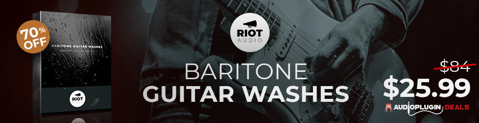 970x250 70 OFF Baritone Guitar Washes by Riot Audio
