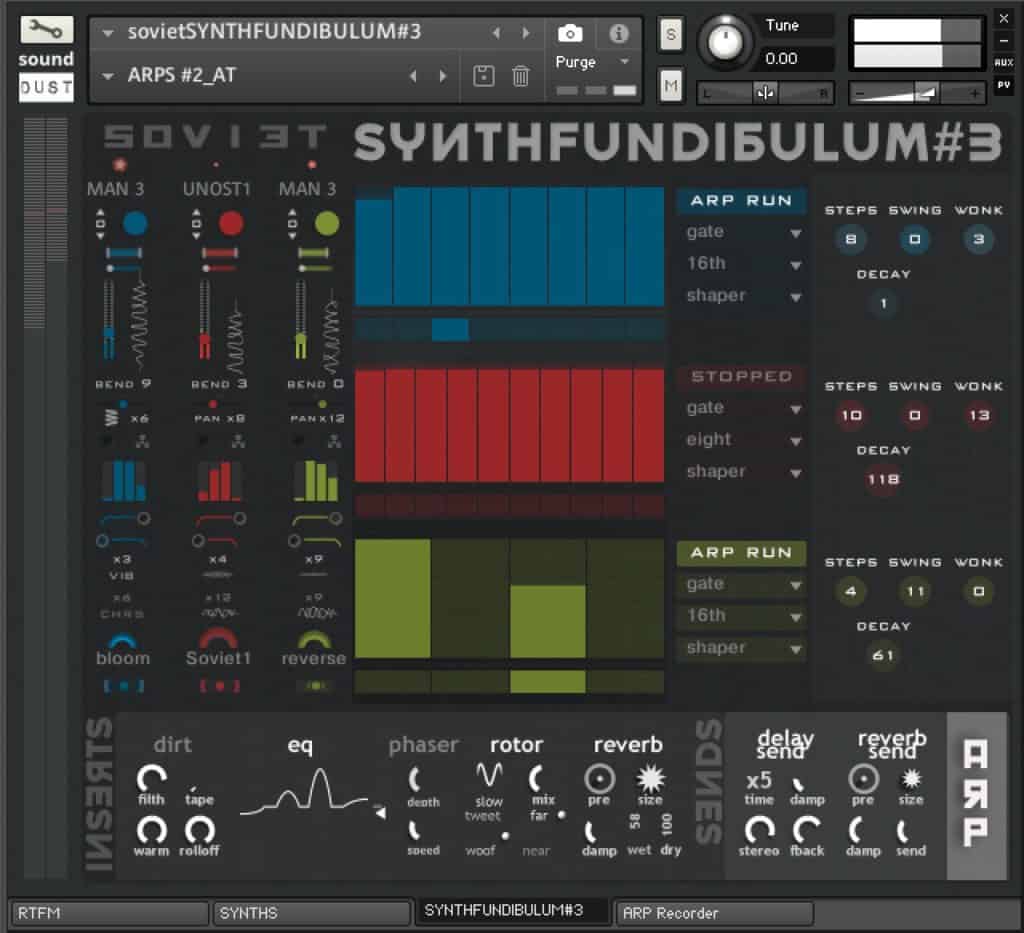 Soviet SYNTHFUNDIBULUM3 Sound Dust Kontakt