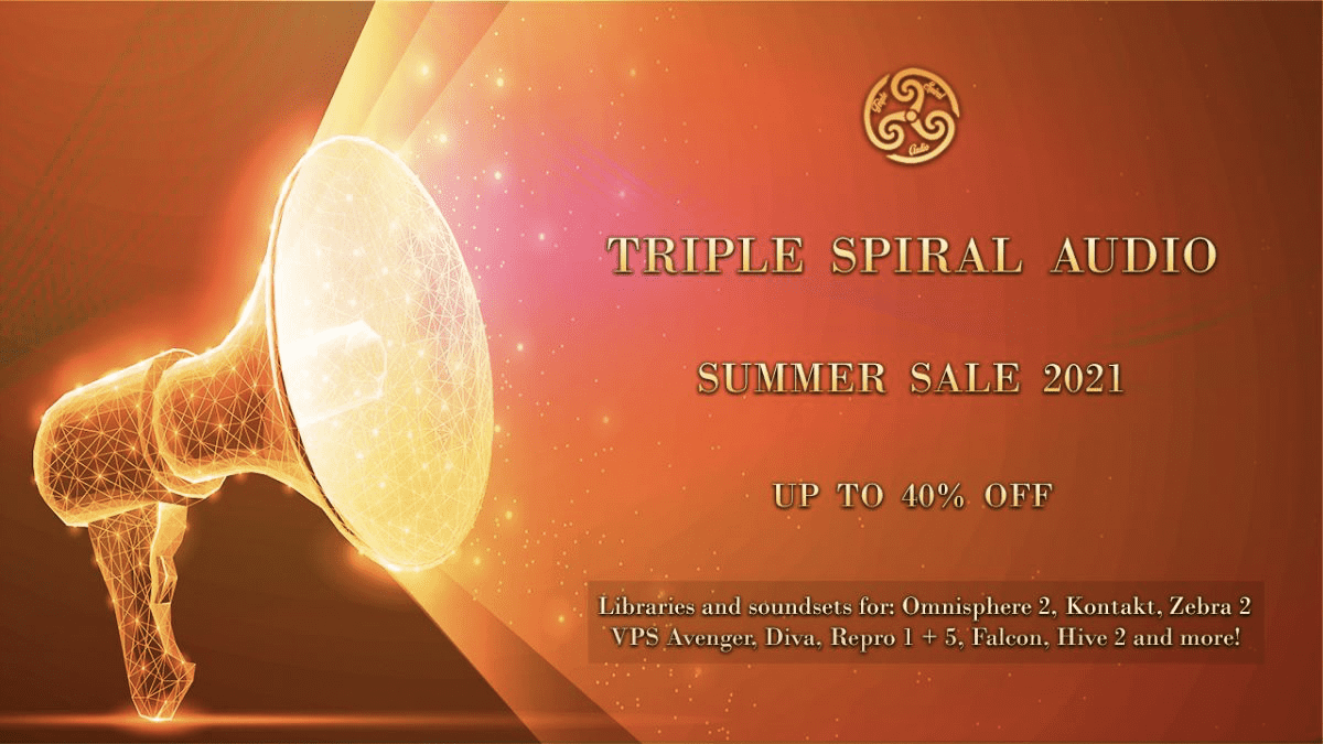 Triple Spiral Audio Summer Sale