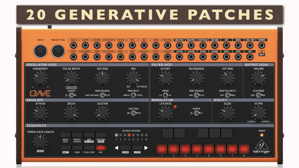 «Probability» - Behringer Crave: Generative Patches + Patterns 32 image 19