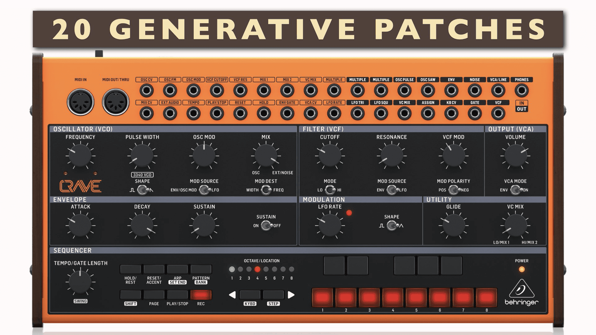 «Probability» - Behringer Crave: Generative Patches + Patterns