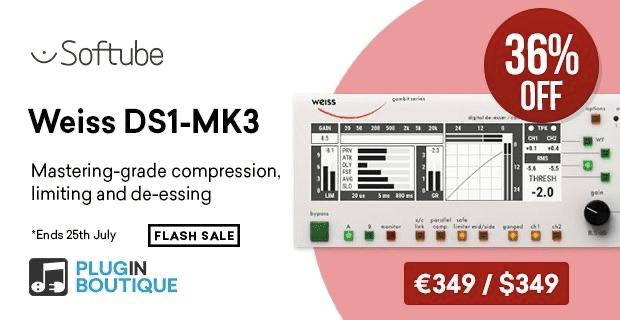 Softube Weiss DS1-MK3 Flash Sale 3 image 7