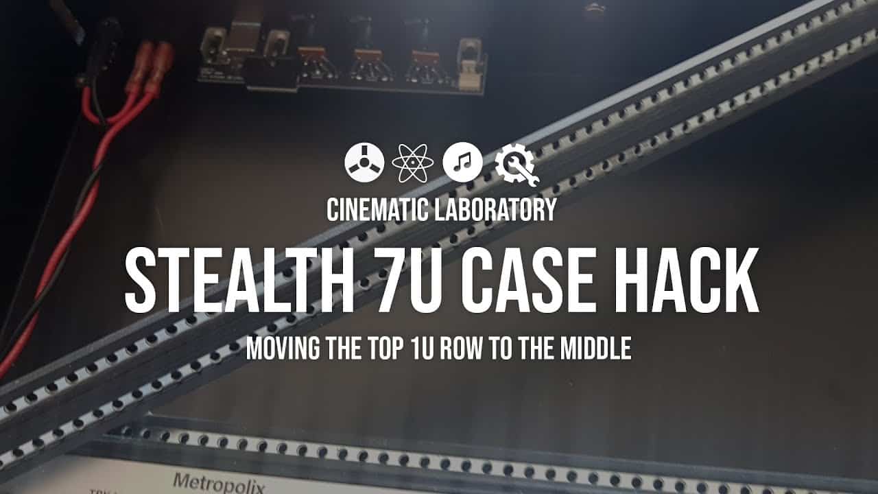 Intellijel Stealth 7U case hack | Moving the 1U row to the middle 34 maxresdefault 3