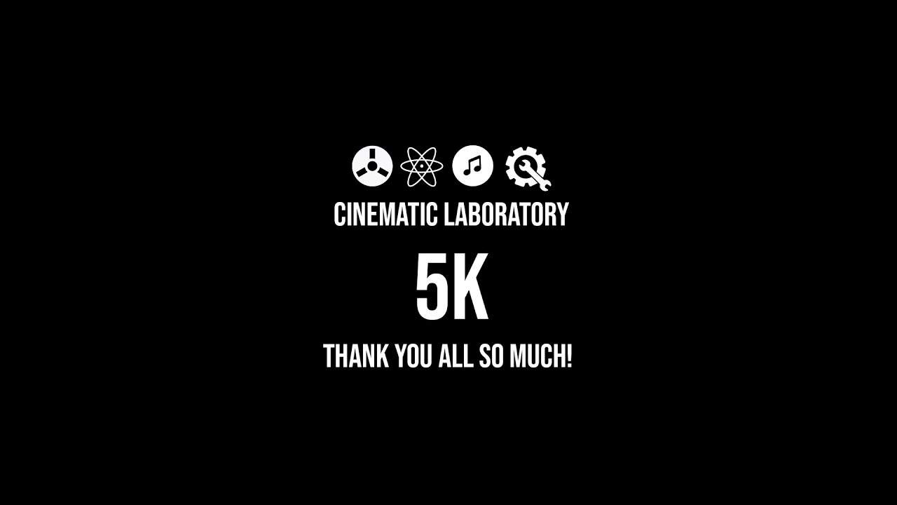 Cinematic Laboratory – 5K on YouTube