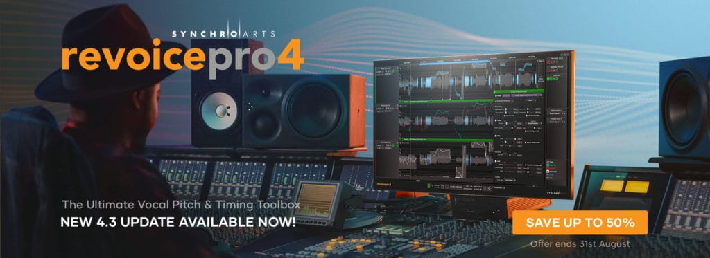 Synchro Arts Updates Revoice Pro 4.3 With Groundbreaking New Smartalign Technology 3 revoice pro summer promo 2021 2280x830 final