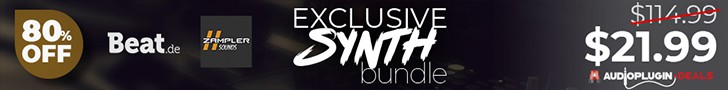 Audio Plugin Deals Exclusive Synth Bundle by ZamplerSounds 80 Off 7 VSTAU Plugins for Instant Use 728x90 1