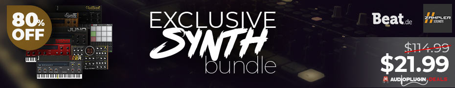Audio Plugin Deals Exclusive Synth Bundle by ZamplerSounds 80 Off 7 VSTAU Plugins for Instant Use 930x180 1