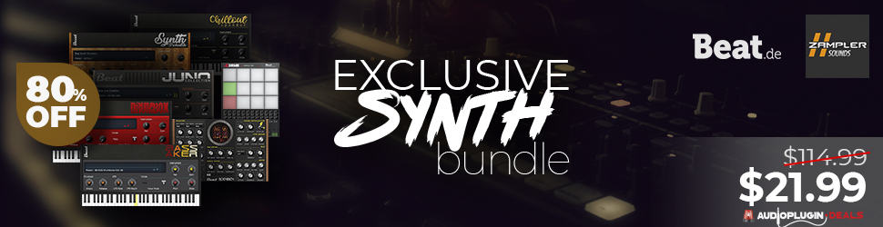 Audio Plugin Deals Exclusive Synth Bundle by ZamplerSounds 80 Off 7 VSTAU Plugins for Instant