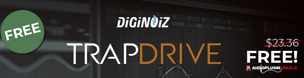Audio Plugin Deals Exclusive Free Download Trapdrive By Diginoiz 4 Free Deal 24 Diginoiz TrapDrive 970x250 1
