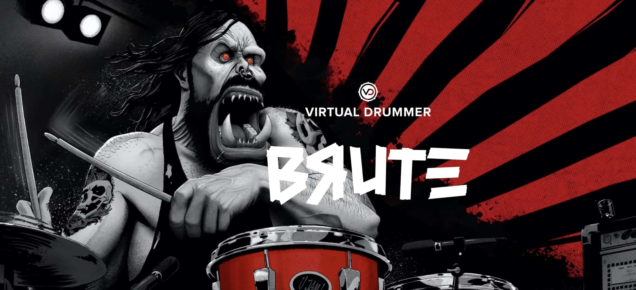 BRUTE Smells Like Mean Drumming - Rock, Grunge, Punk, And Cross-over Styles 31 UJAM Release Virtual Drummer BRUTE