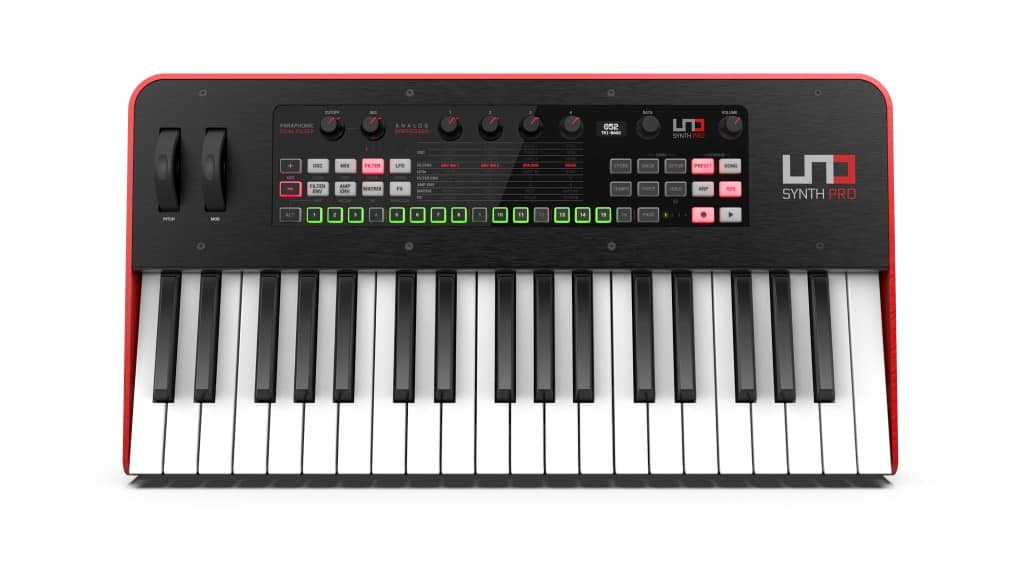 IK Releases The Uno Synth Pro Editor 7 ikc L UNO Synth PRO key front.407 r opt