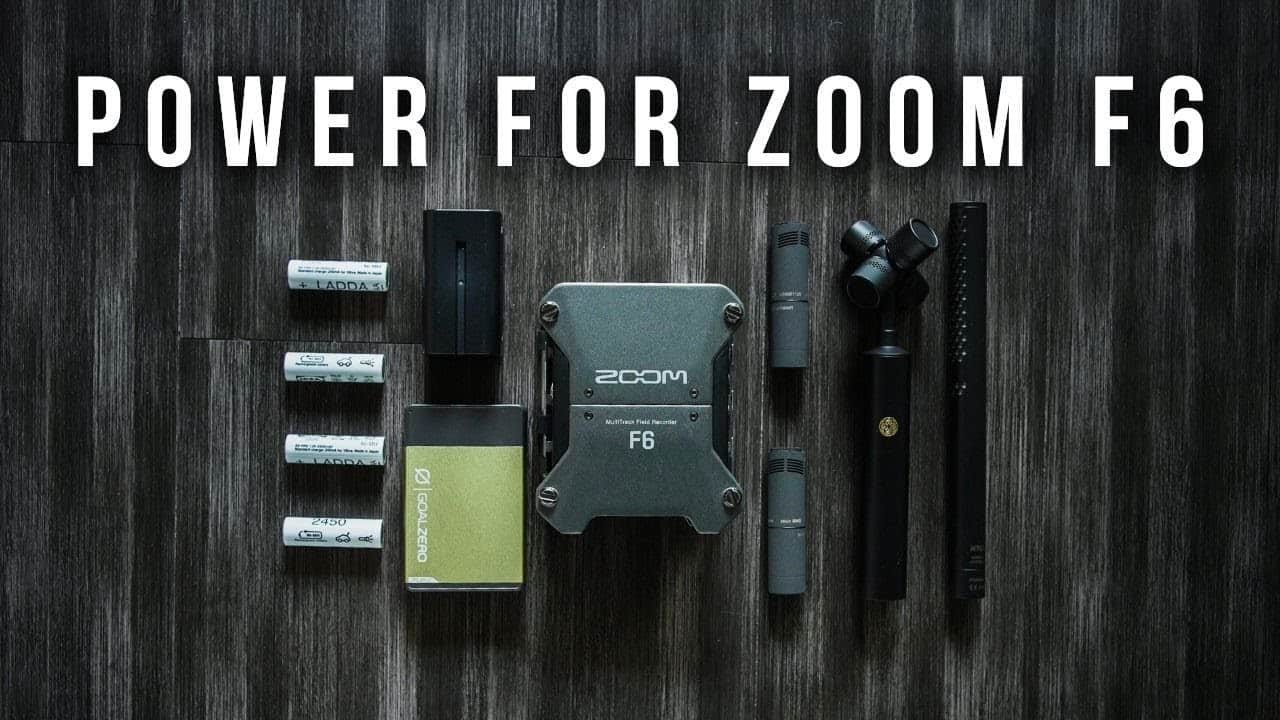 Power For The Zoom F6 | Ladda | Power Bank | NPF Battery
