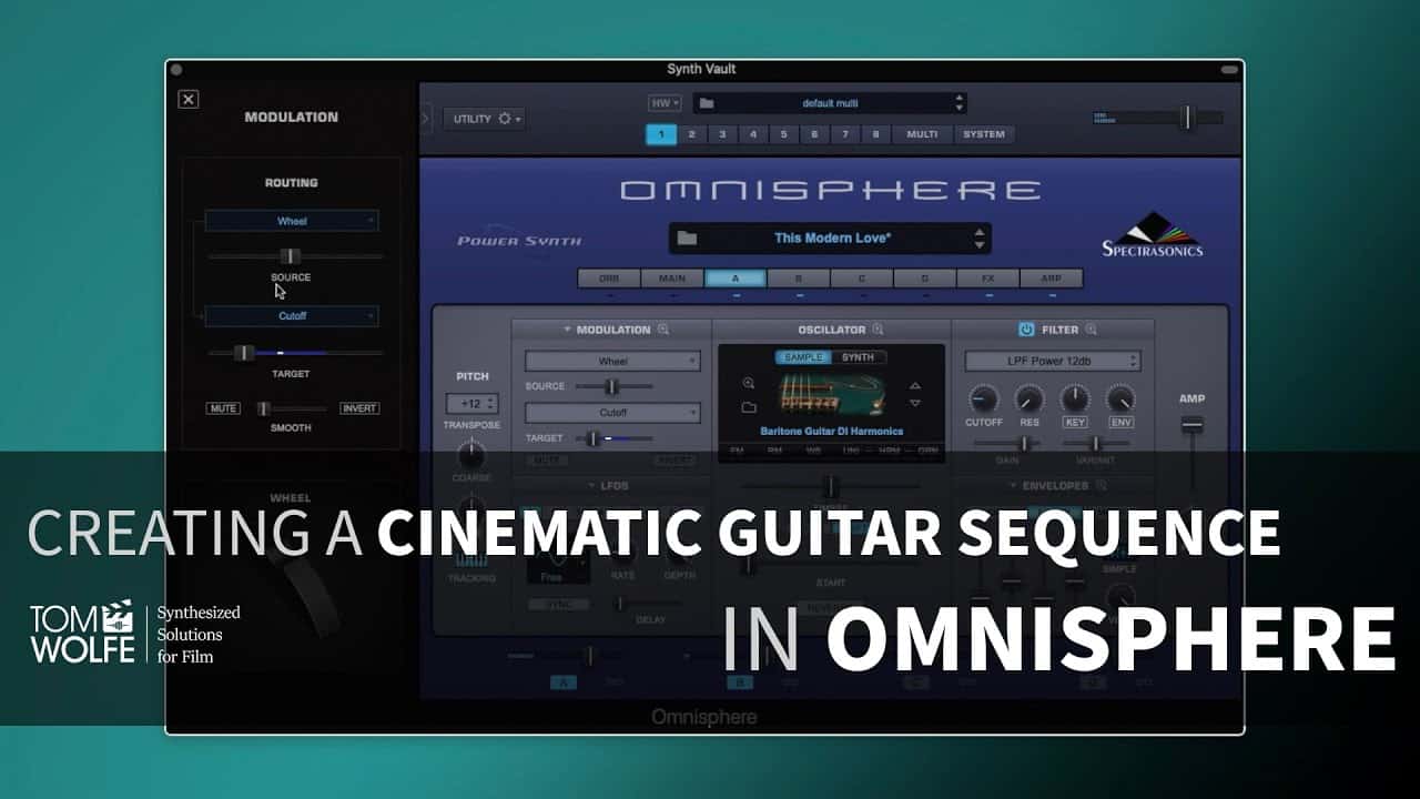 Omnisphere: How to make a Cinematic Guitar Sequence