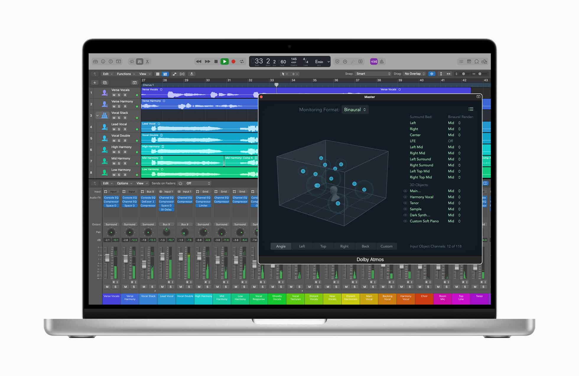 Logic Pro- Dolby Atmos and Spatial Audio now built into Logic Pro