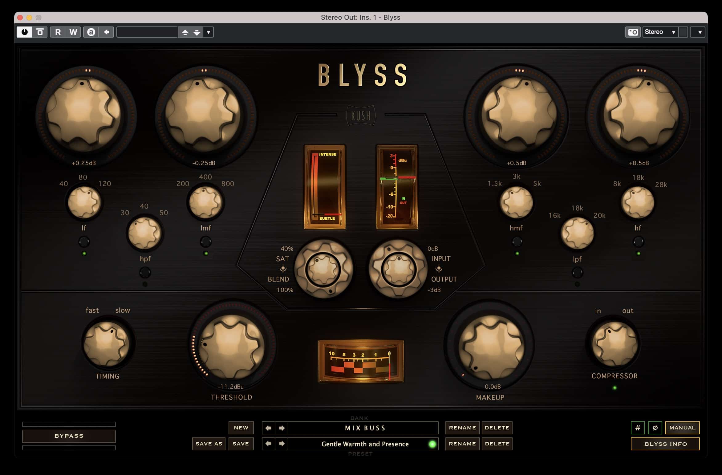 Review of Kush Audio’s Blyss EQ for Mastering with an Analog Vibe 40 Kush Audios Blyss 2