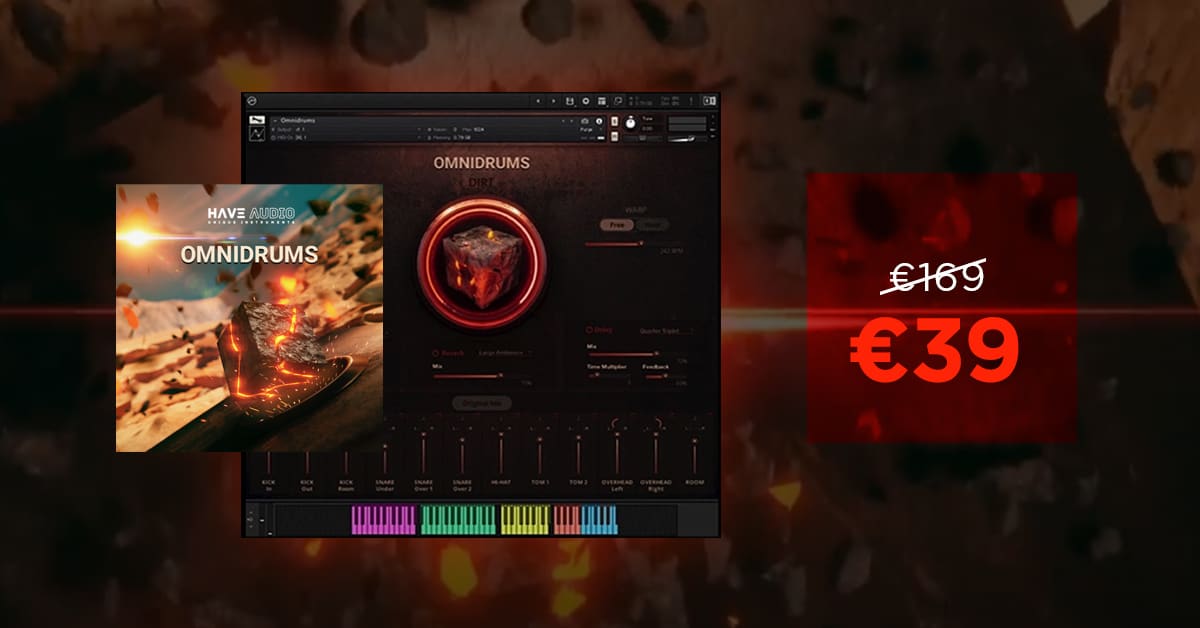 Omnidrums Massive 20GB Collection Of Drums Percussion Instruments Omnidrums FB 2